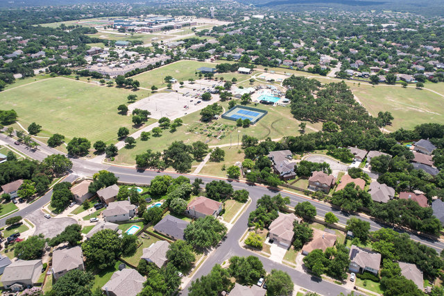 1750 Star Light Circle Cedar Park, TX 78613 - Photo 37 of 40 an aerial view of residential houses with outdoor space