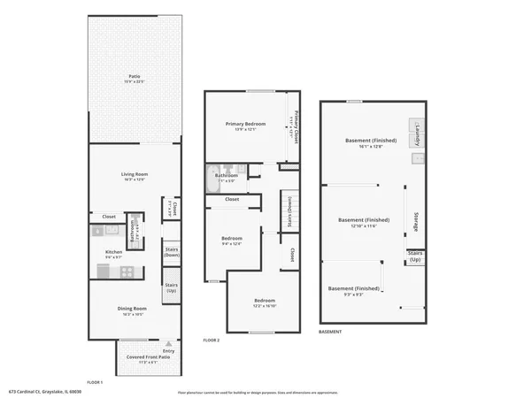 $230,000 | 673 Cardinal Court, Grayslake, IL 60030