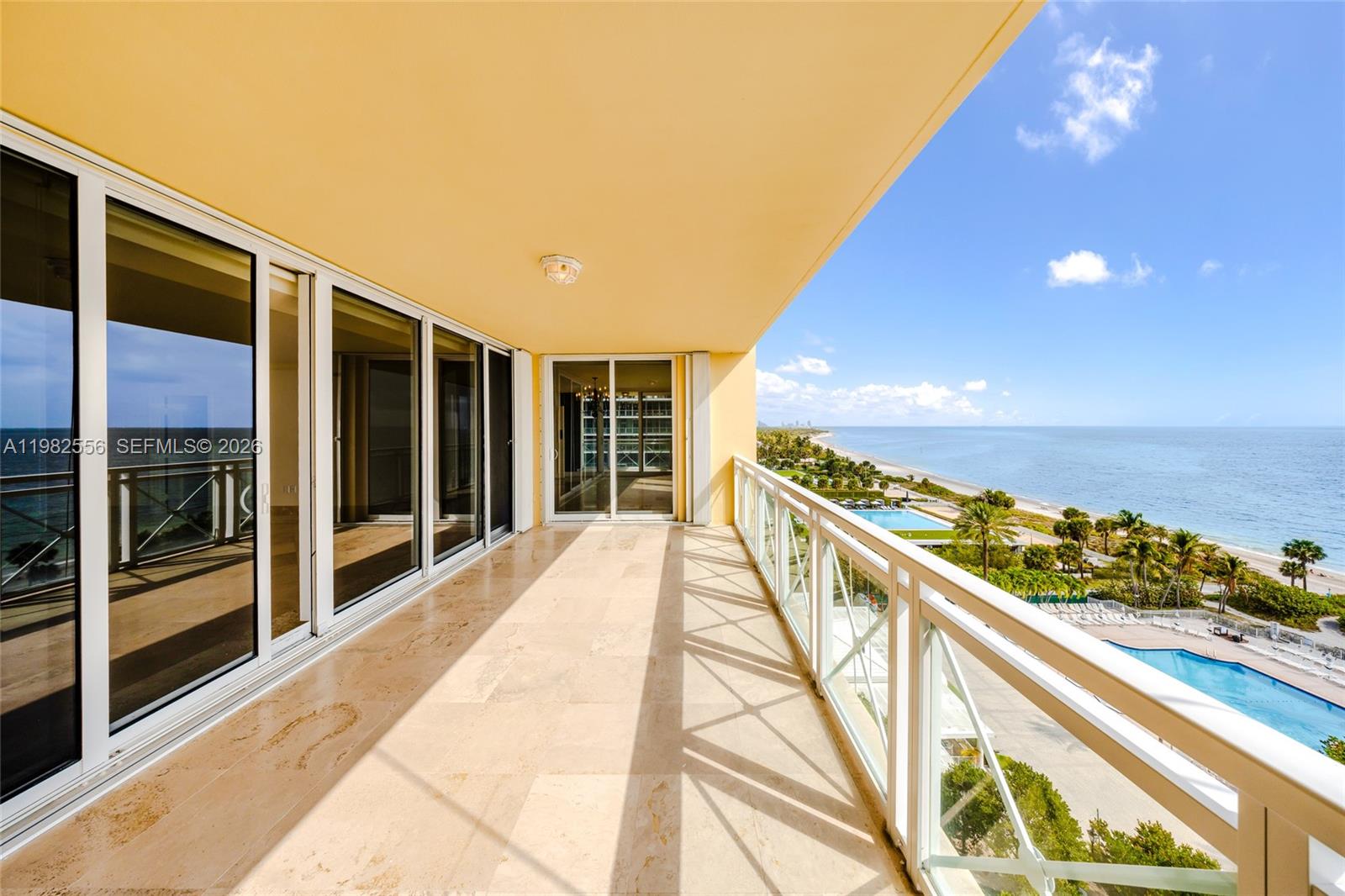 430 Grand Bay Drive, Unit 902 Key Biscayne, FL 33149 - Photo 63 of 87 a view of balcony with ocean view