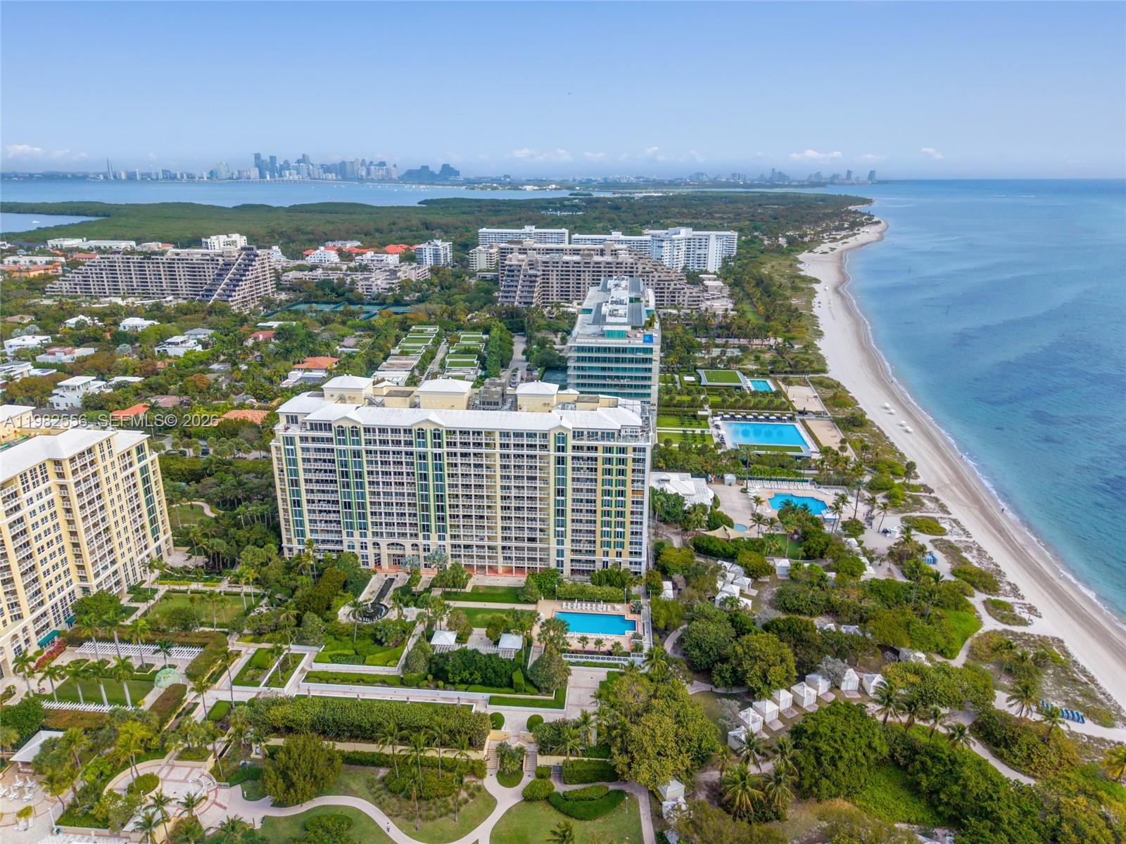 430 Grand Bay Drive, Unit 902 Key Biscayne, FL 33149 - Photo 87 of 87 a view of a city from a balcony