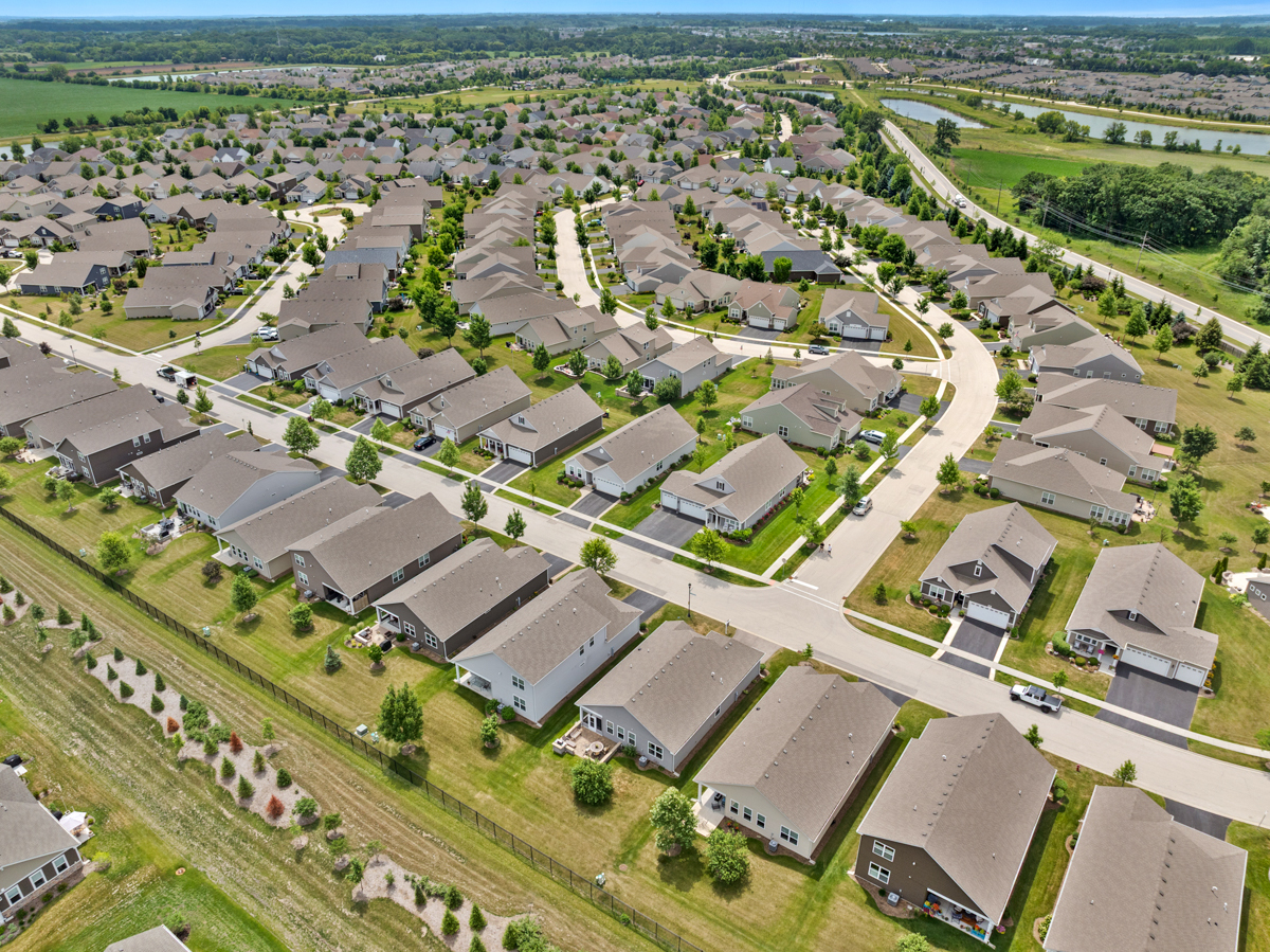 1150 Americana Avenue Pingree Grove, IL 60140 - Photo 28 of 30 an aerial view of a city