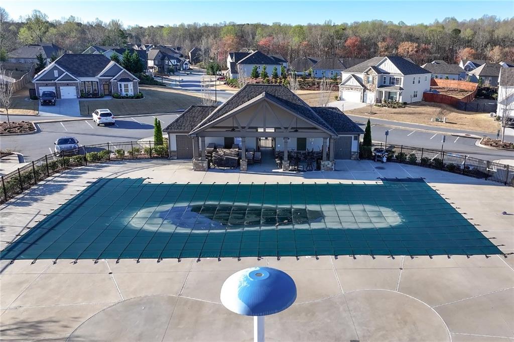 7545 Rambling Vale Dawsonville, GA 30534 - Photo 43 of 46 a view of multiple houses with a big yard