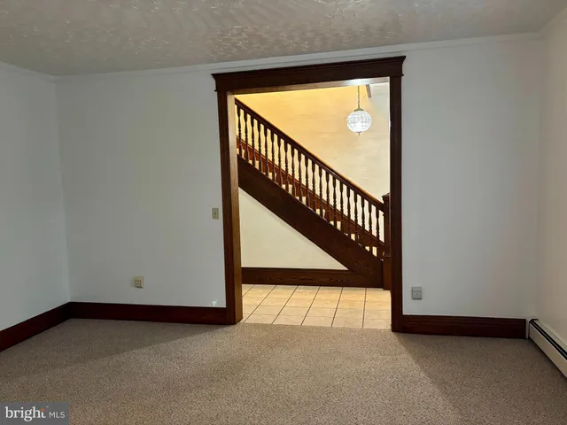 an empty room with window