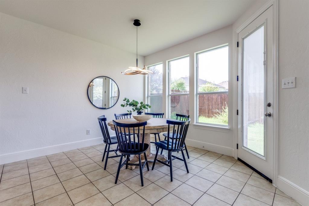 1721 Brookside Drive Prosper, TX 75078 - Photo 6 of 12 a view of a dining room with furniture window and outside view