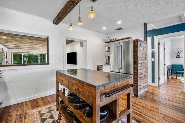 a very nice looking room with a large window