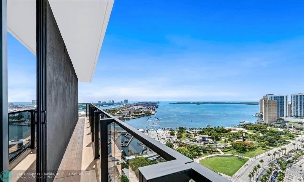 398 Northeast 5th Street, Unit 4015 Miami, FL 33132 - Photo 9 of 9 a view of balcony with furniture