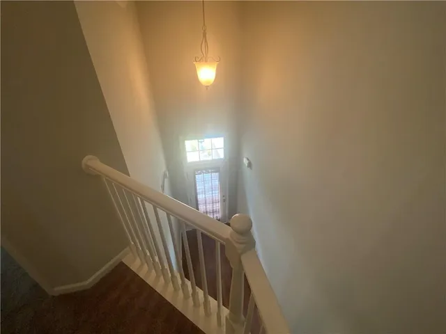 a view of storage room with washer and dryer