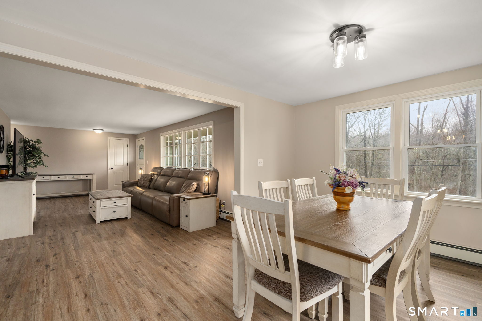 183 Old Hall Road Woodstock, CT 06281 - Photo 17 of 29 a living room with furniture and a large window