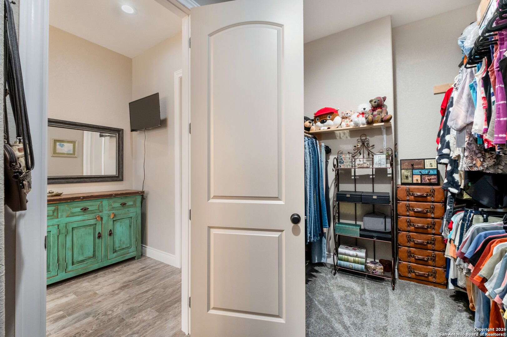 103 Rio Grande Drive Blanco, TX 78606 - Photo 29 of 99 a view of walk in closet with clothes and shoes