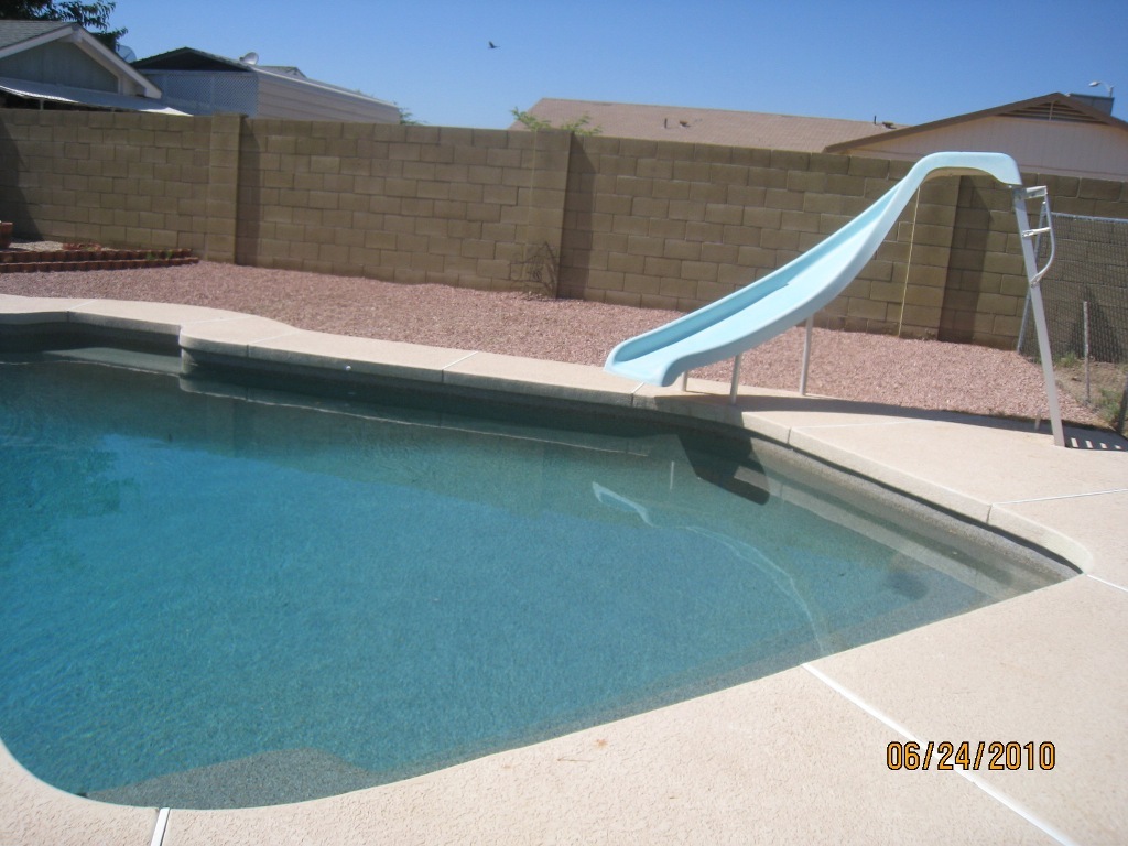 1420 West Utopia Road Phoenix, AZ 85027 - Photo 20 of 23 Peb Tec Pool with Slide