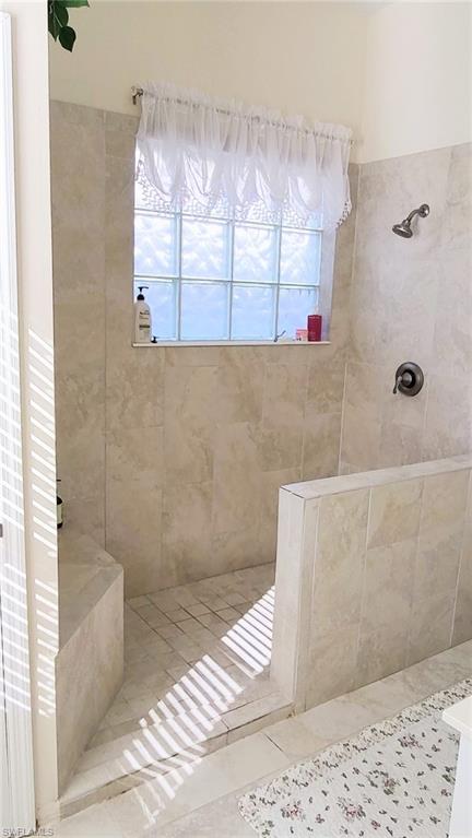 5220 Milano Street Ave Maria, FL 34142 - Photo 15 of 27 Full bath featuring a walk in shower and tile patterned flooring