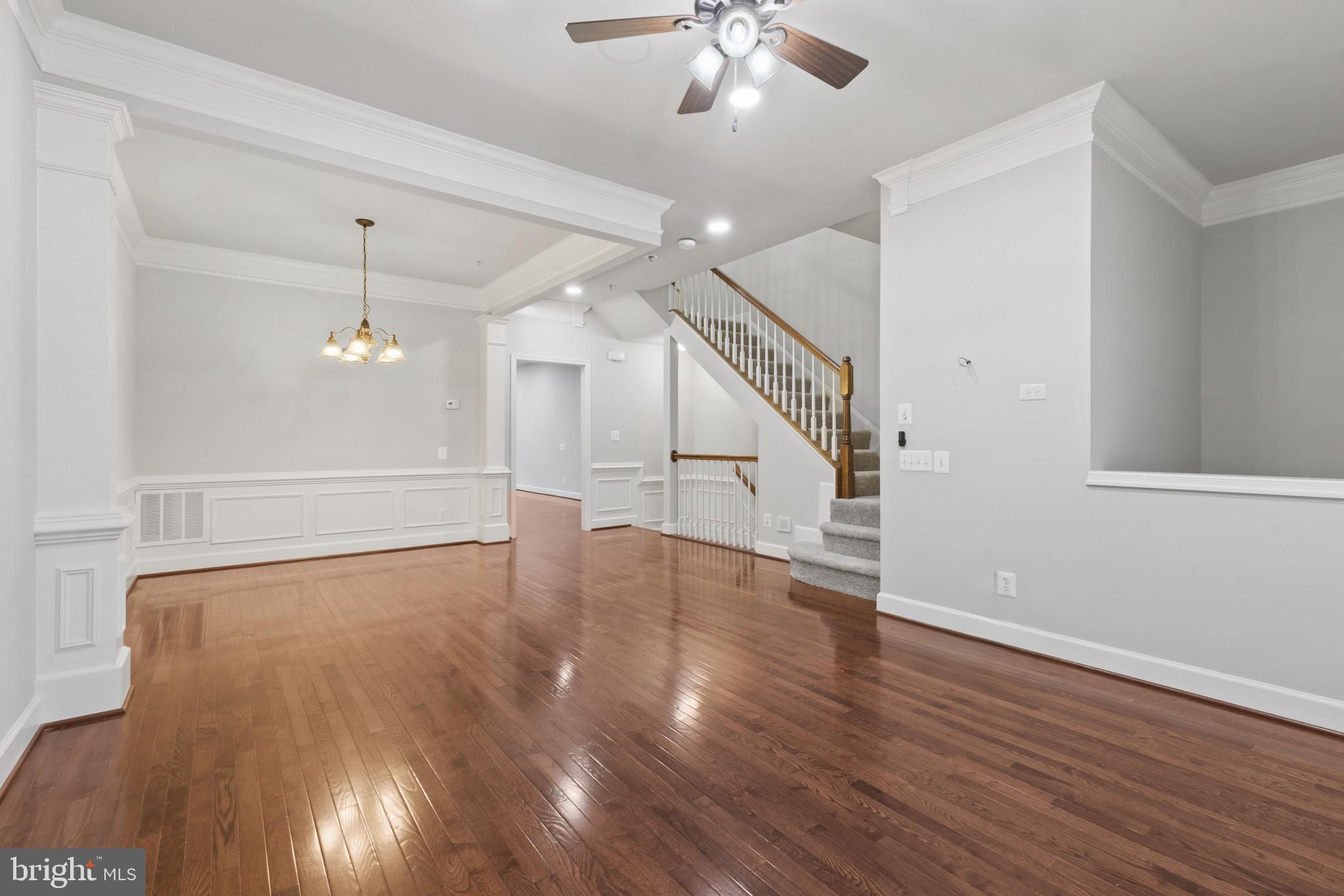 573 Dandelion Terrace Southeast Leesburg, VA 20175 - Photo 5 of 31 a view of an empty room with wooden floor