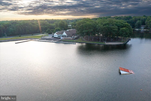 a view of a lake from a balcony