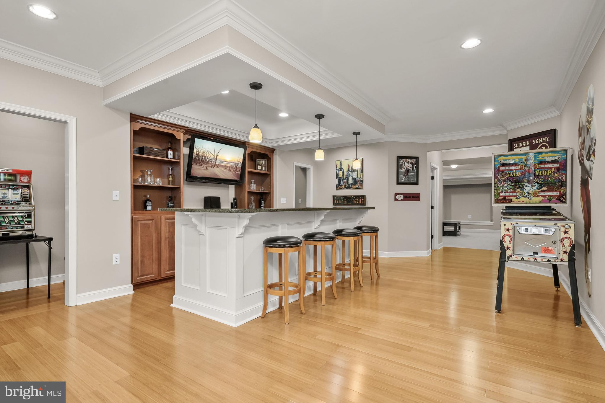 12042 Steven Lane Dunkirk, MD 20754 - Photo 51 of 79 Game Room with Wet Bar