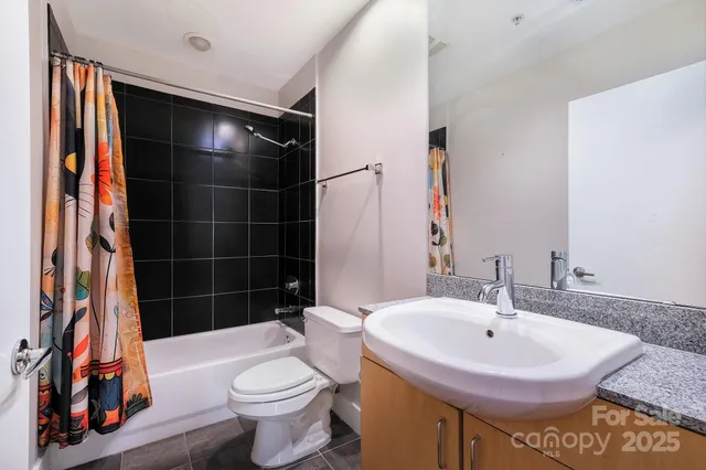 a view of a building from a balcony