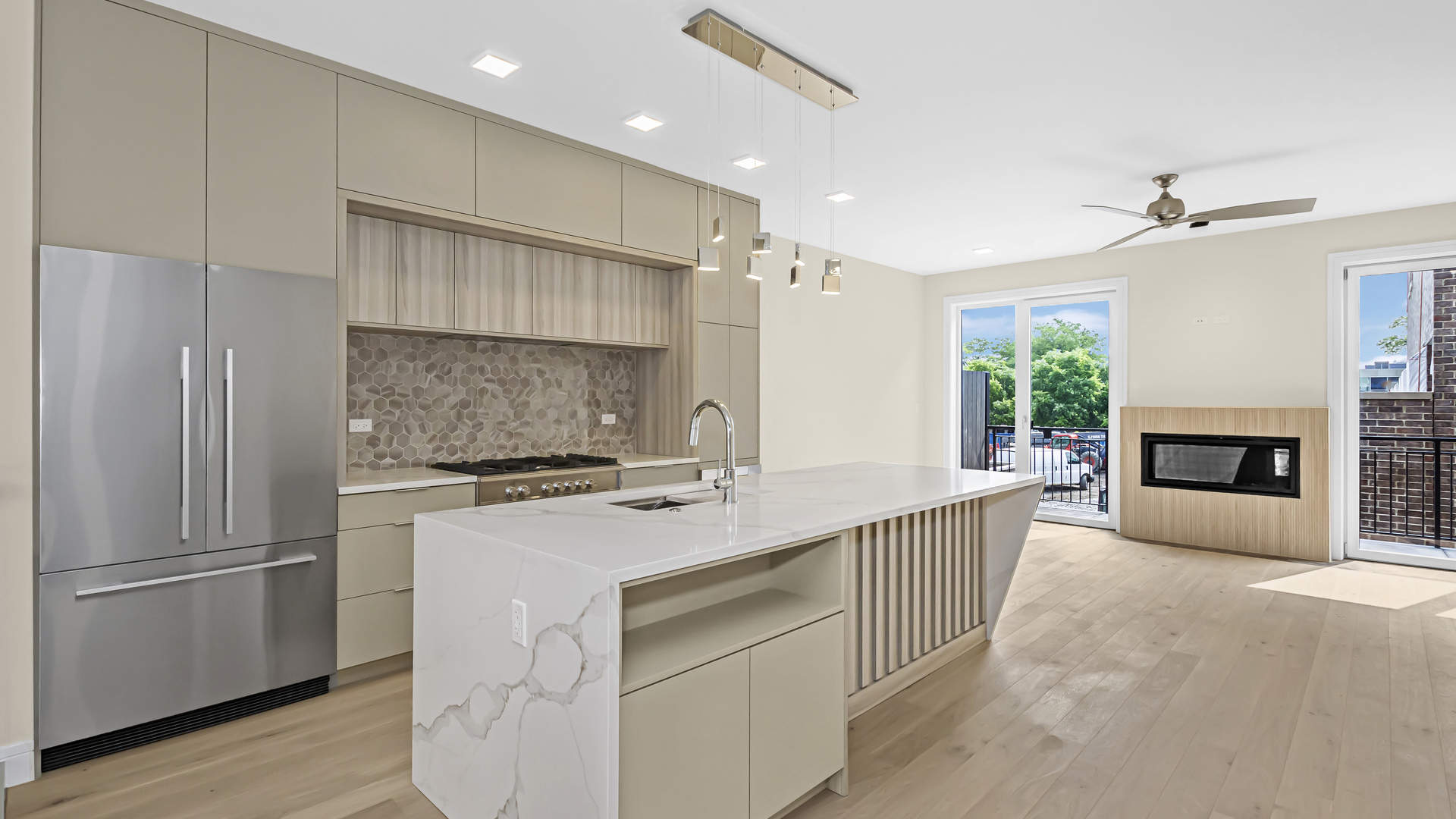 336 East Pershing Road Chicago, IL 60653 - Photo 10 of 44 a kitchen with a stove and a refrigerator
