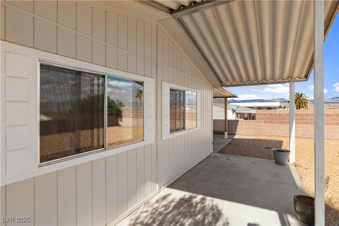 1671 Granada Street Laughlin, NV 89029 - Photo 41 of 63 View of back covered patio with view.