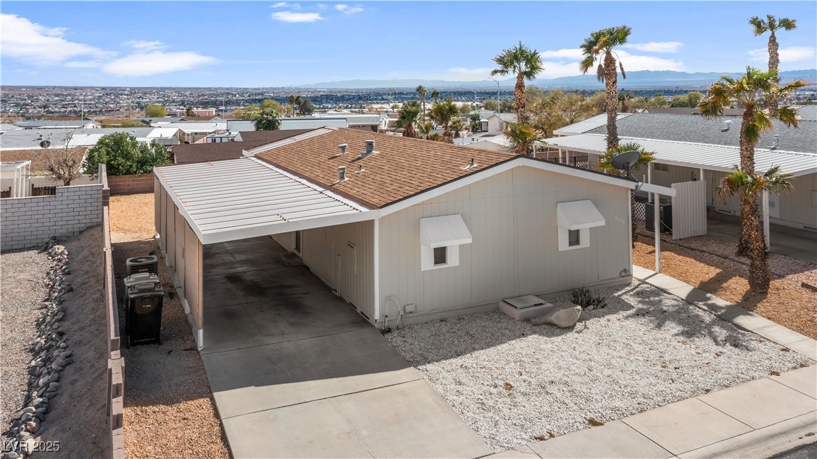 1671 Granada Street Laughlin, NV 89029 - Photo 62 of 63 Aerial view of the front of the Home.