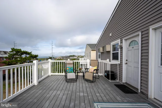 a view of a house with a deck
