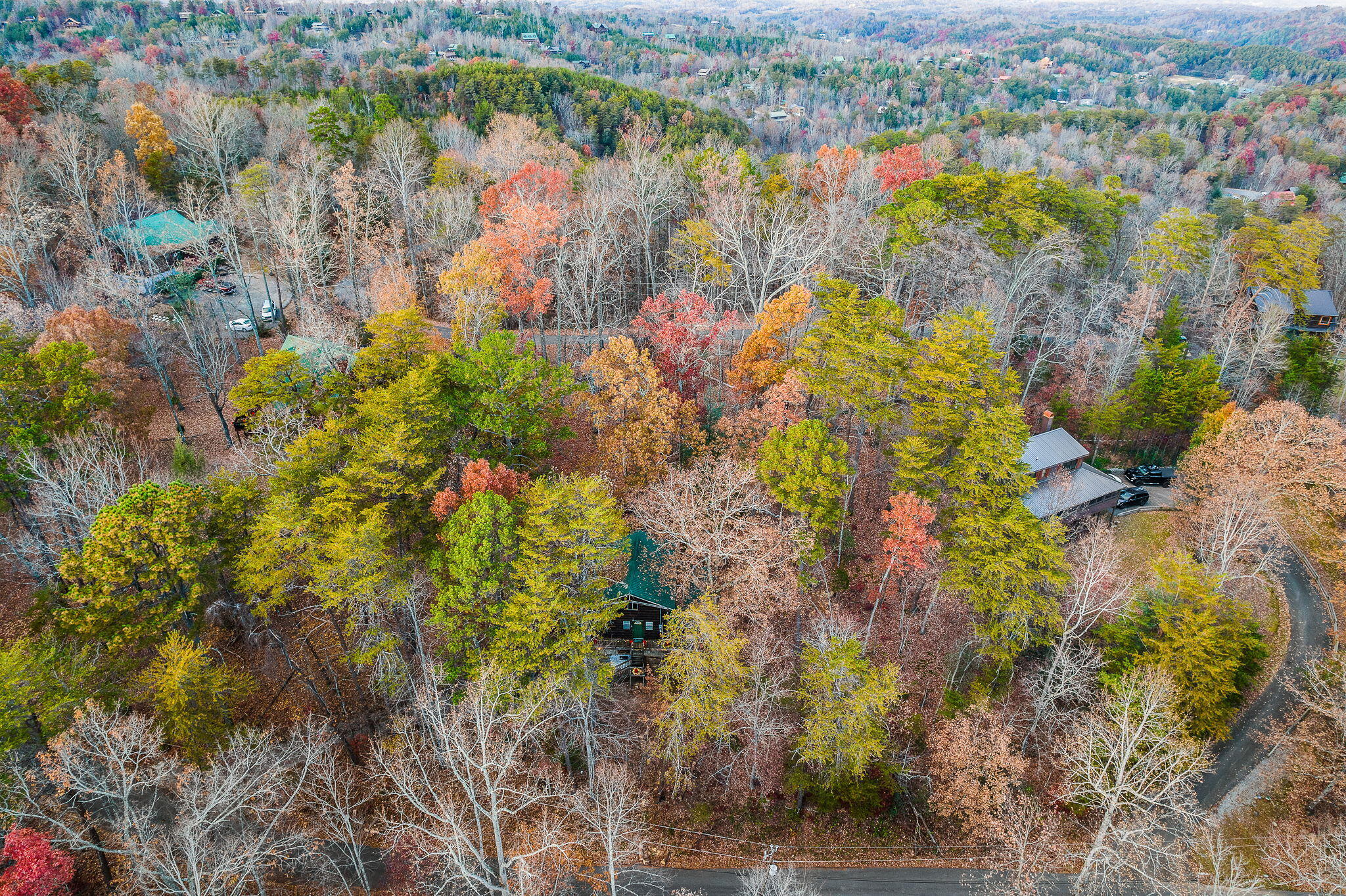 1612 South Mountain View Road Sevierville, TN 37876 - Photo 17 of 19 drone overhead view