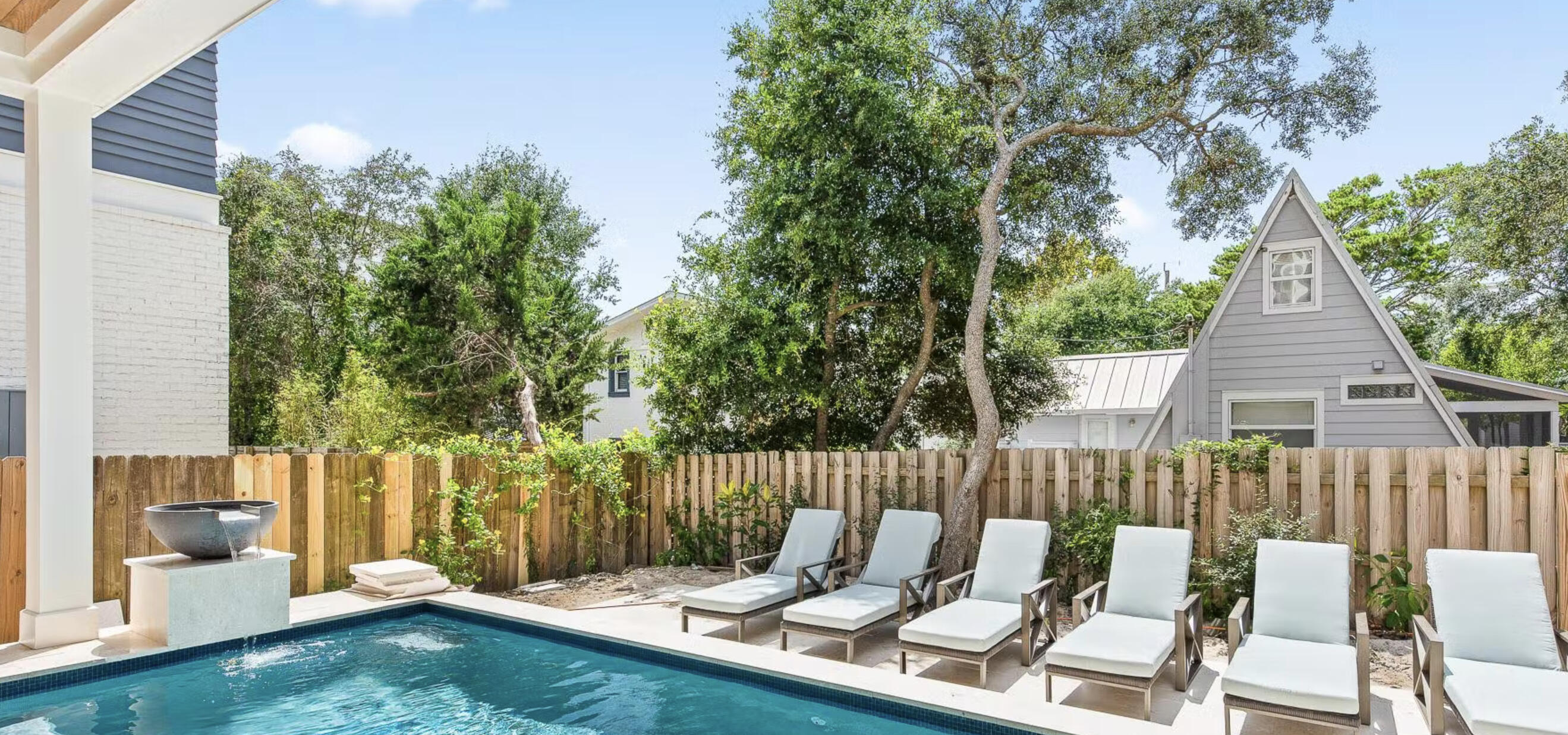 69 Thyme Street Santa Rosa Beach, FL 32459 - Photo 1 of 1 a view of backyard with a deck and furniture