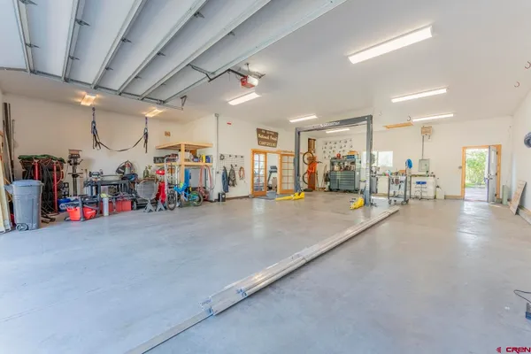 a view of a storage in a room