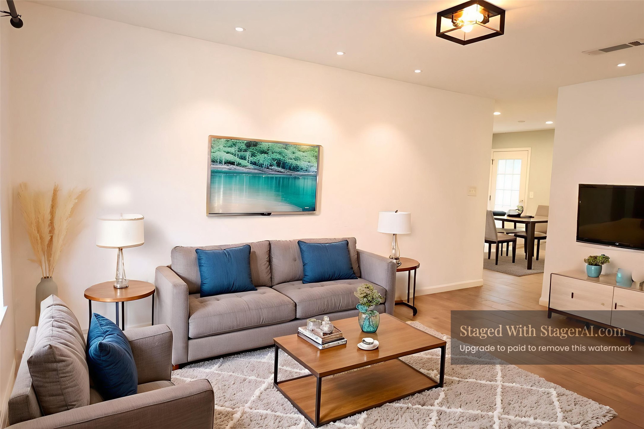 1704 Cherry Orchard Drive Austin, TX 78745 - Photo 7 of 7 a living room with furniture and a flat screen tv