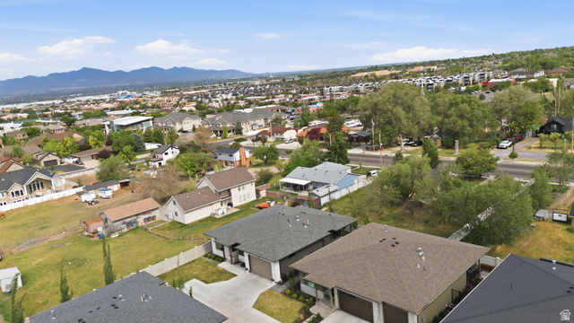 653 East Vandalay Lane Draper, UT 84020 - Photo 57 of 61 Aerial perspective showcasing residential properties with a mountainous backdrop