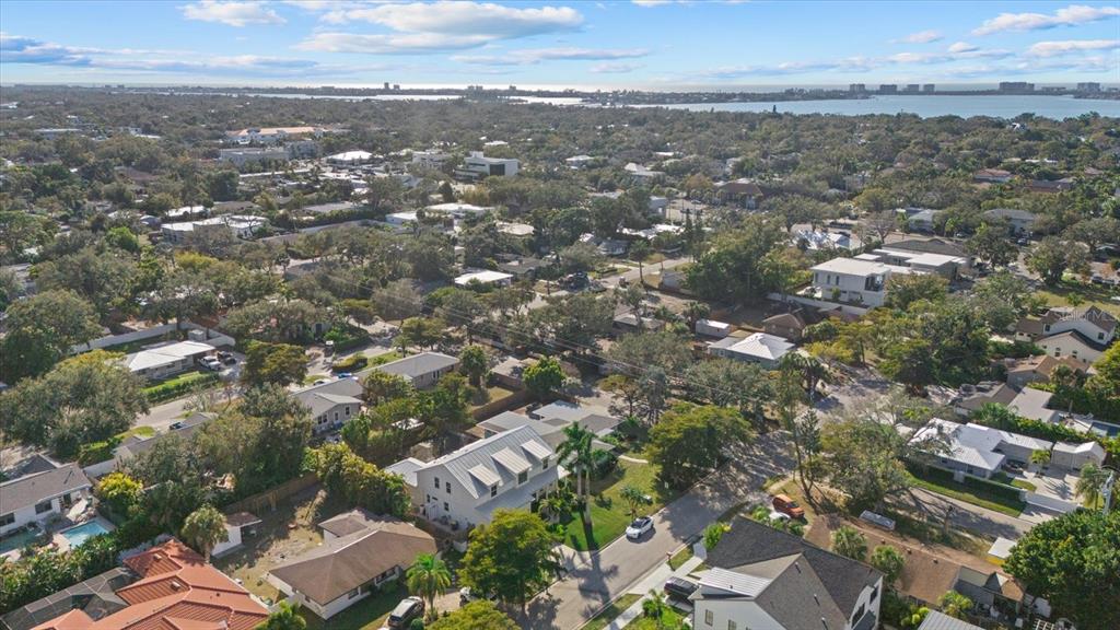 2104 Datura Street Sarasota, FL 34239 - Photo 46 of 48 an aerial view of residential building with green space