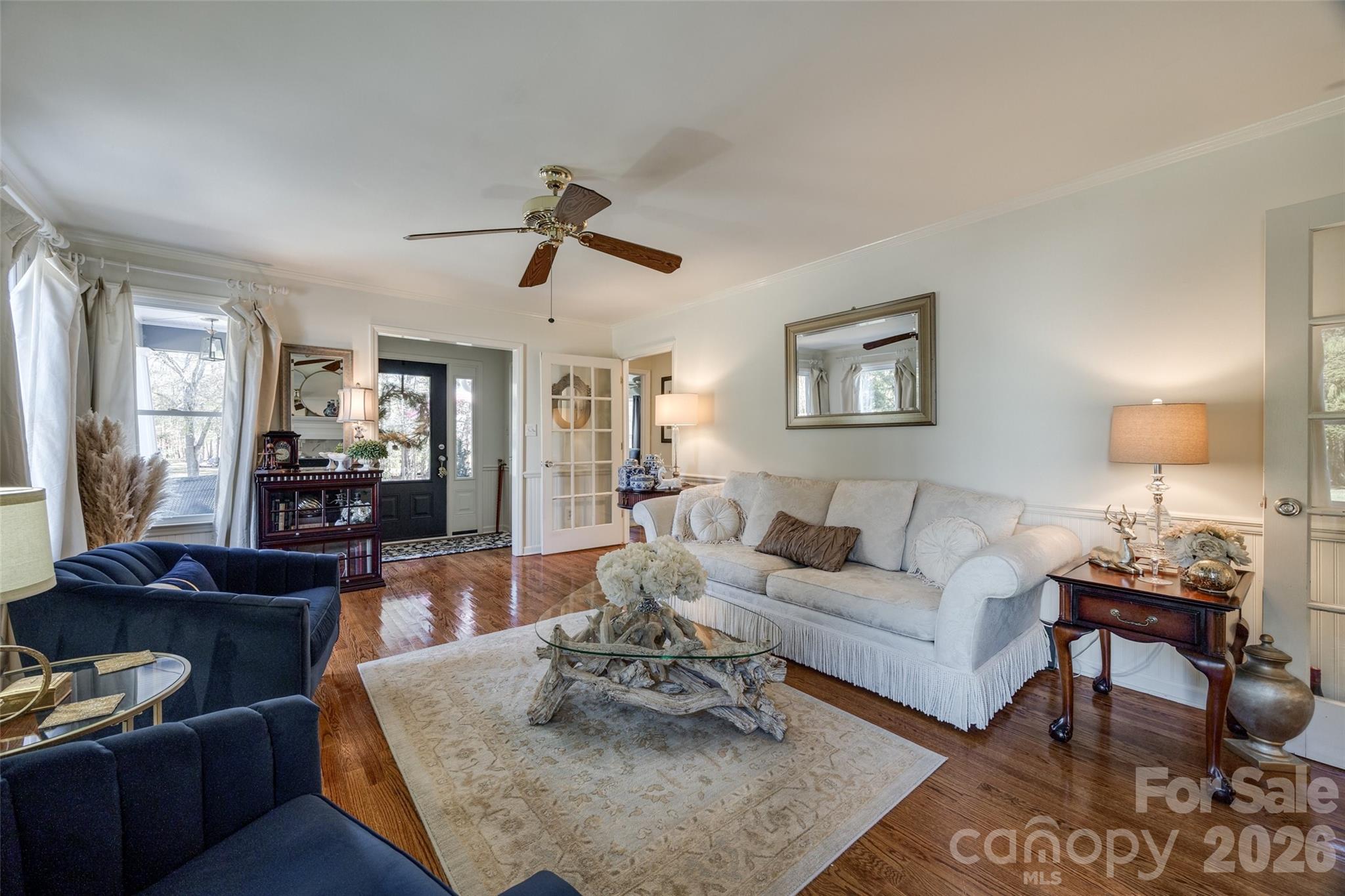 2915 Timber Ridge Lane Rock Hill, SC 29732 - Photo 7 of 41 a living room with furniture wooden floor and a lamp