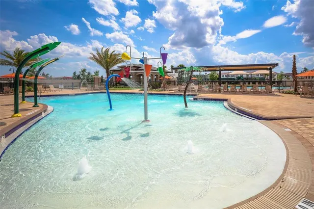 a view of a house with a swimming pool