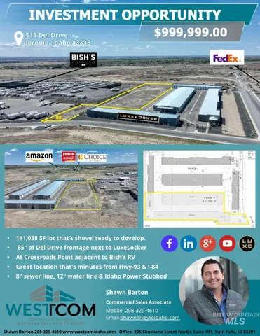 $850,000 | 515 Del Drive, Jerome, ID 83338