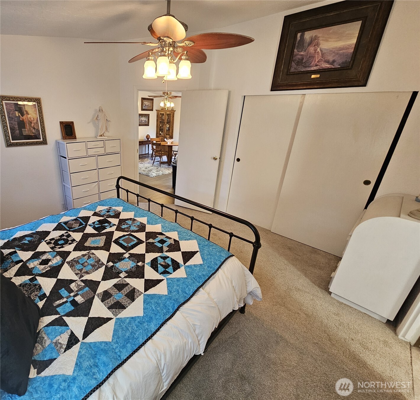 2004 195th Street Long Beach, WA 98631 - Photo 18 of 34 a bedroom with a bed and dresser