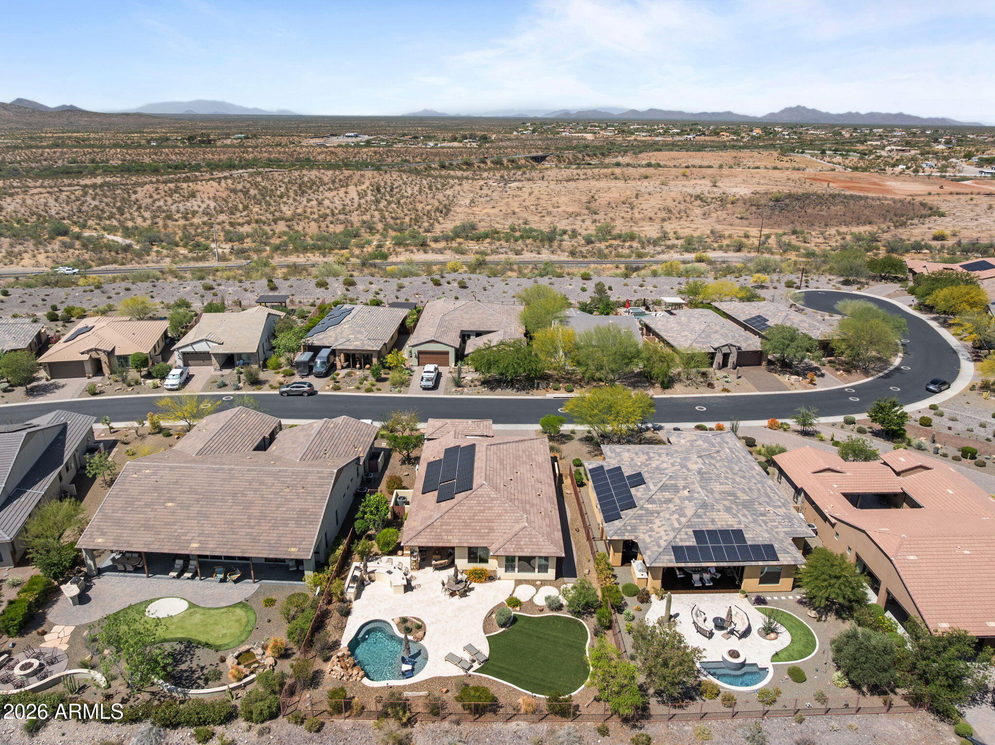 3855 Gold Ridge Road Wickenburg, AZ 85390 - Photo 37 of 38 Areal of Backyard
