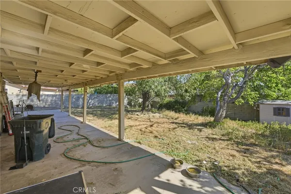 a view of a house with a patio