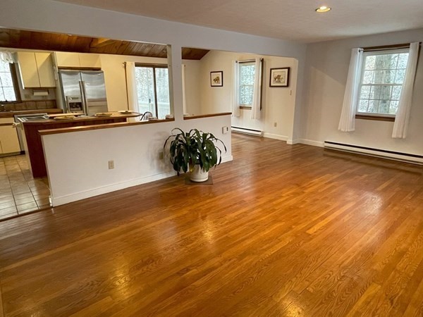 64 James Road Hanover, MA 02339 - Photo 15 of 40 a view of a kitchen with a sink and cabinets