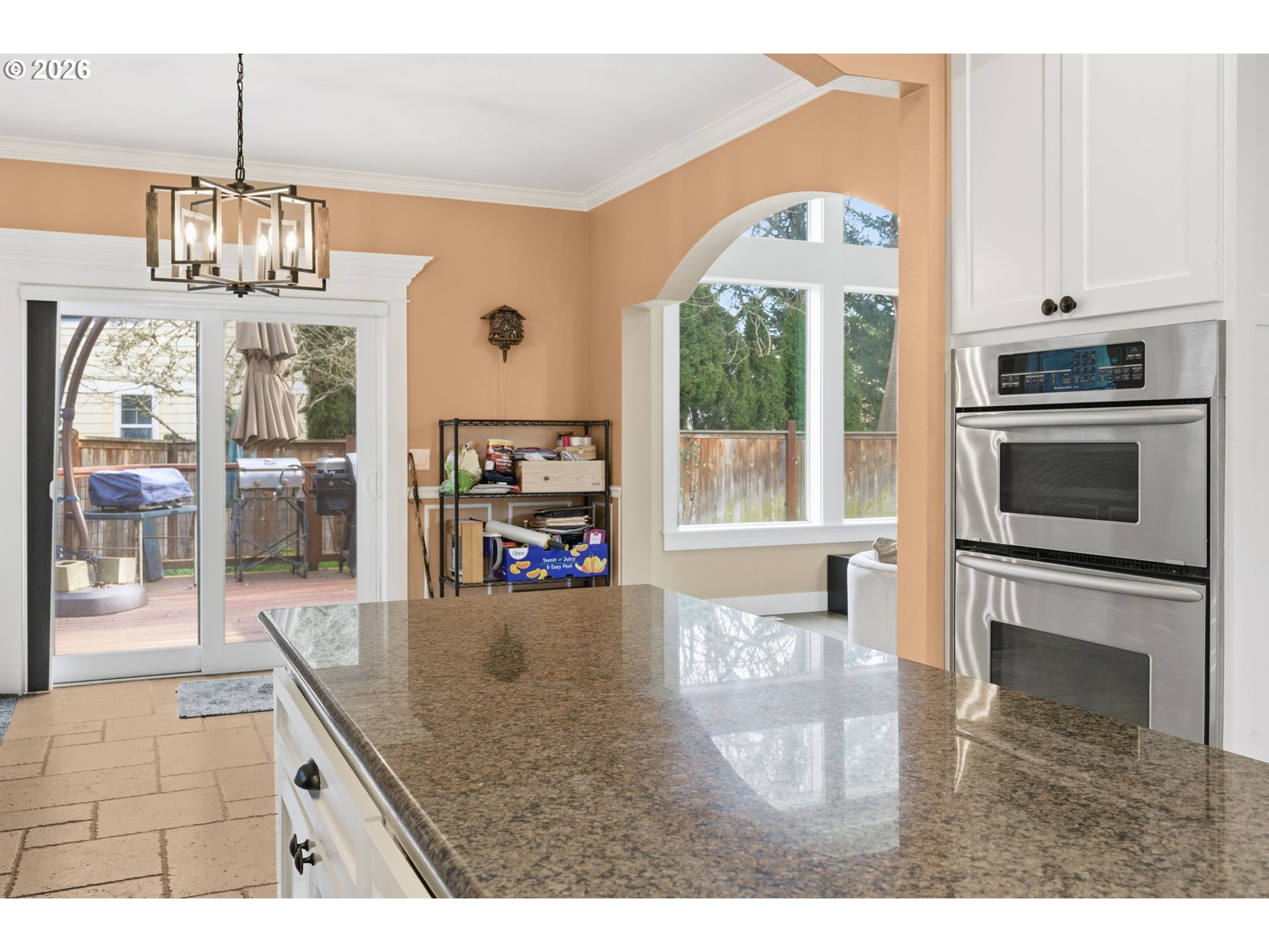 475 Salty Way Eugene, OR 97404 - Photo 23 of 48 a kitchen with stainless steel appliances granite countertop a stove and cabinets