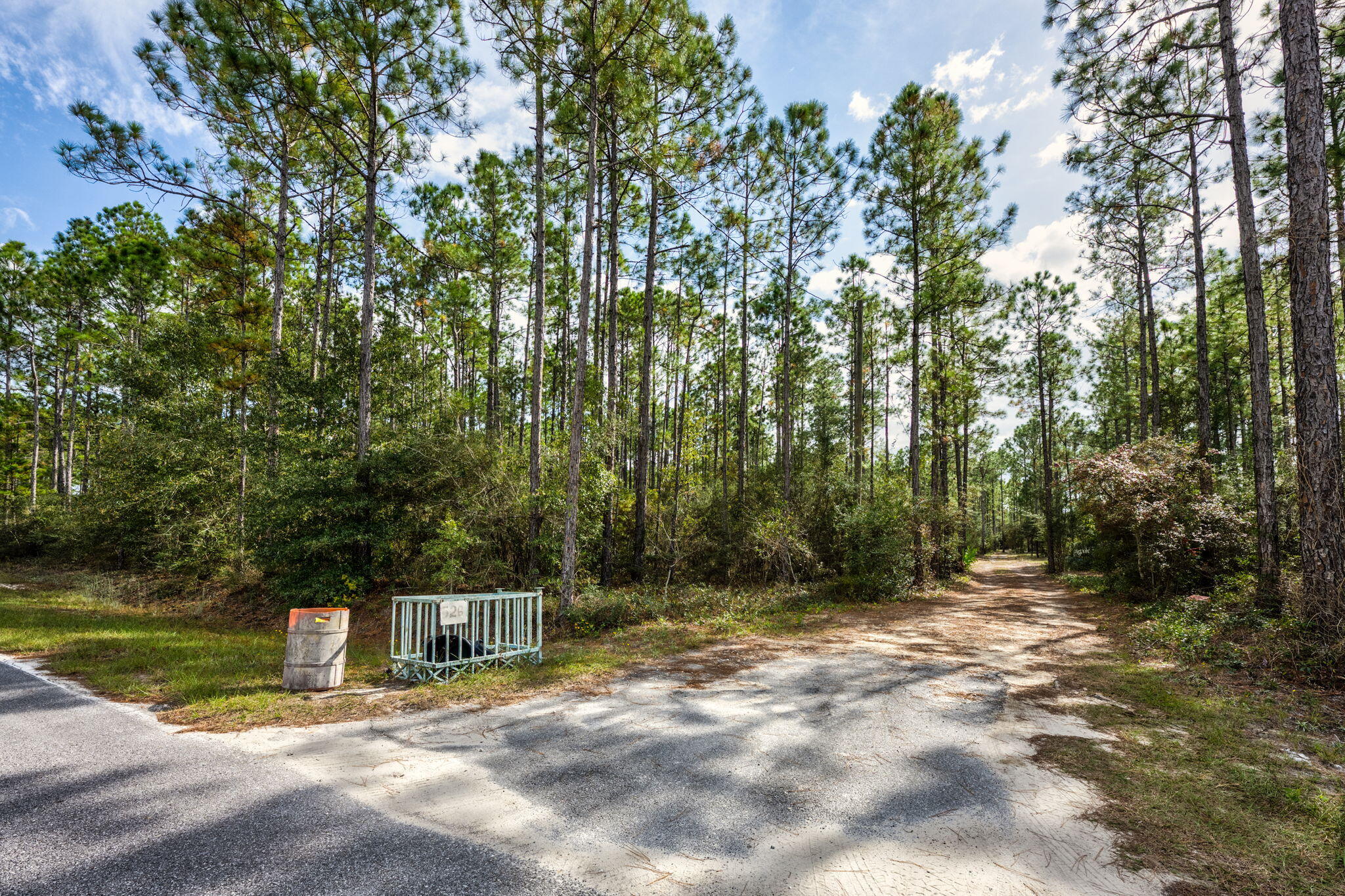 526 Don Graff Road Freeport, FL 32439 - Photo 2 of 20 a view of a garden with a bench