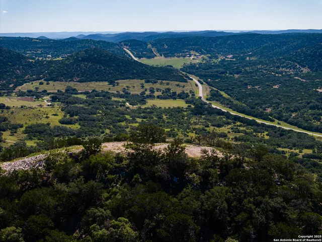 a view of city and mountain