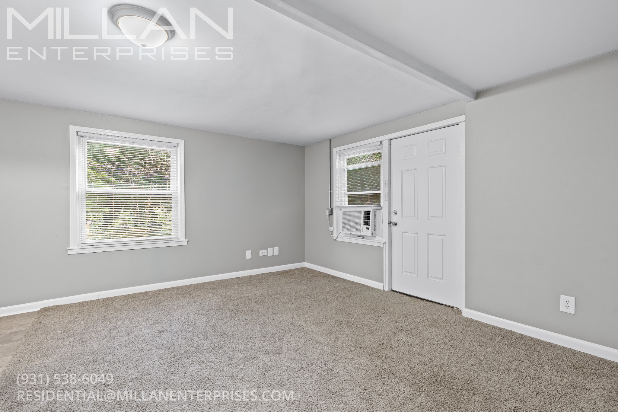 187 Delmar Drive, Unit C Clarksville, TN 37040 - Photo 7 of 13 an empty room with windows and closet