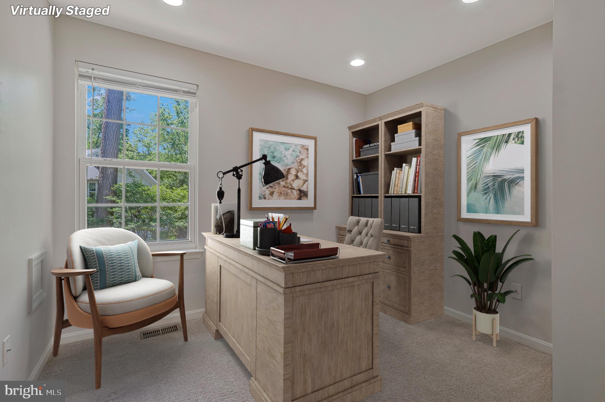 11587 Wollaston Circle Swan Point, MD 20645 - Photo 33 of 55 a work room with furniture and a potted plant