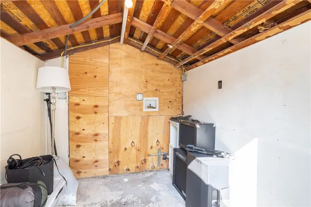 a view of a storage & utility room