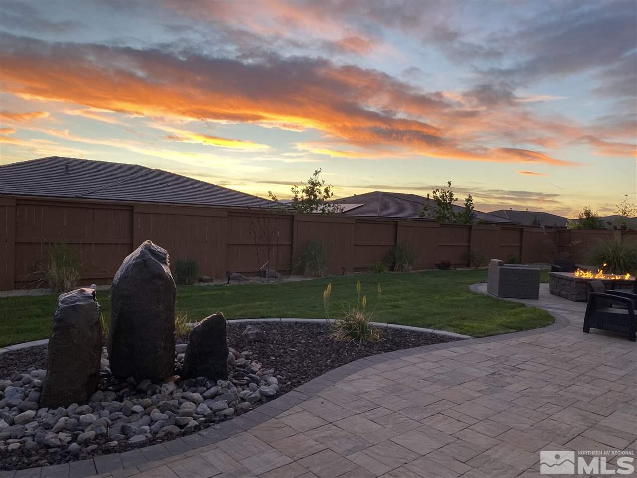 9875 Firefoot Lane Reno, NV 89521 - Photo 29 of 29 a view of a backyard with seating space