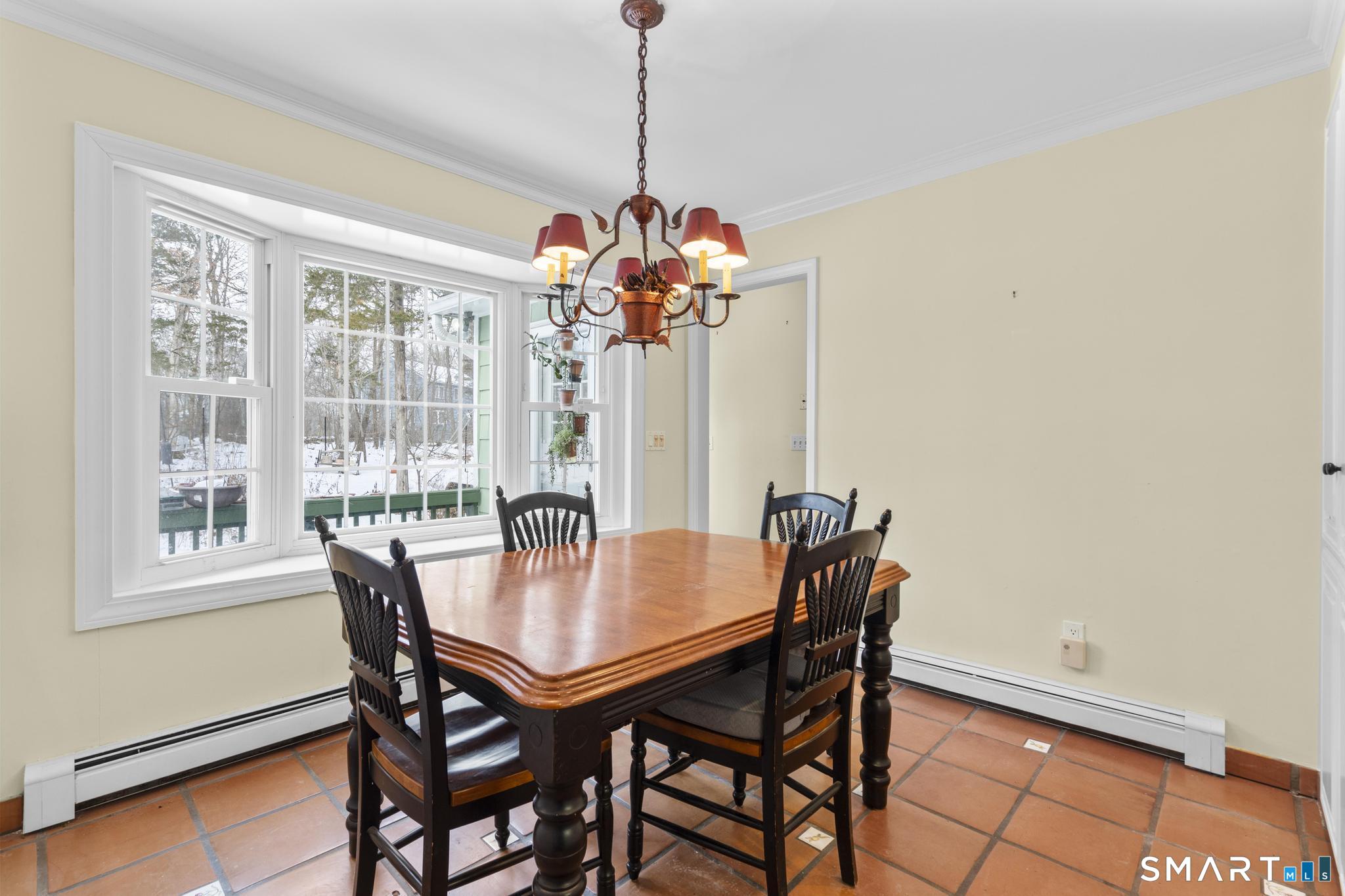 4 Twist Hill Road Newtown, CT 06470 - Photo 12 of 40 a dining room with furniture and window