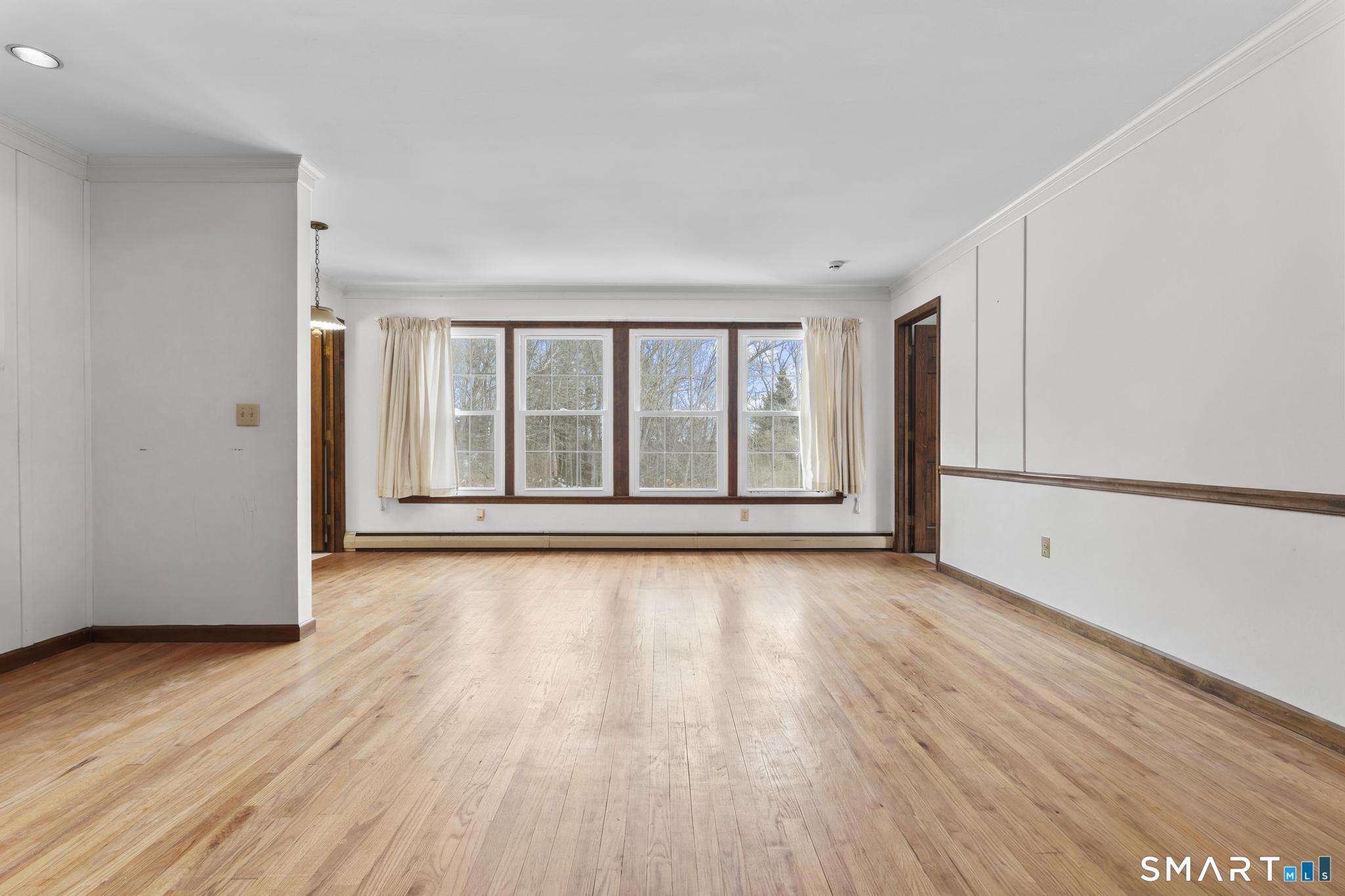 4 Twist Hill Road Newtown, CT 06470 - Photo 14 of 40 wooden floor in an empty room with a window