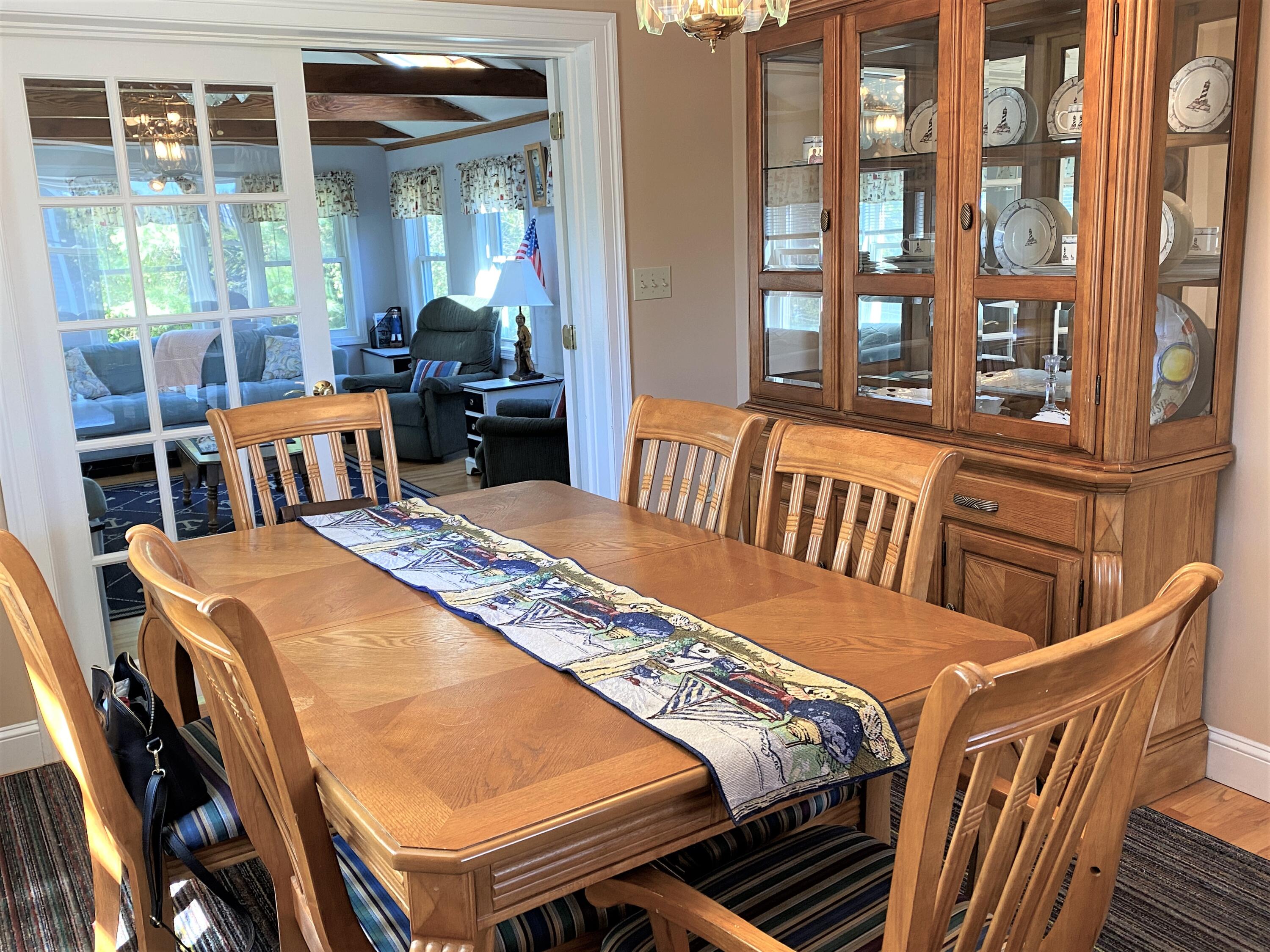 25 Ripple Cove Road Hyannis, MA 02601 - Photo 6 of 38 a view of a dining room with furniture window and outside view