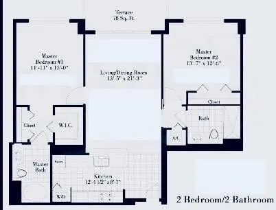 $3,695 | 1551 North Flagler Drive, Unit 802, West Palm Beach, FL 33401
