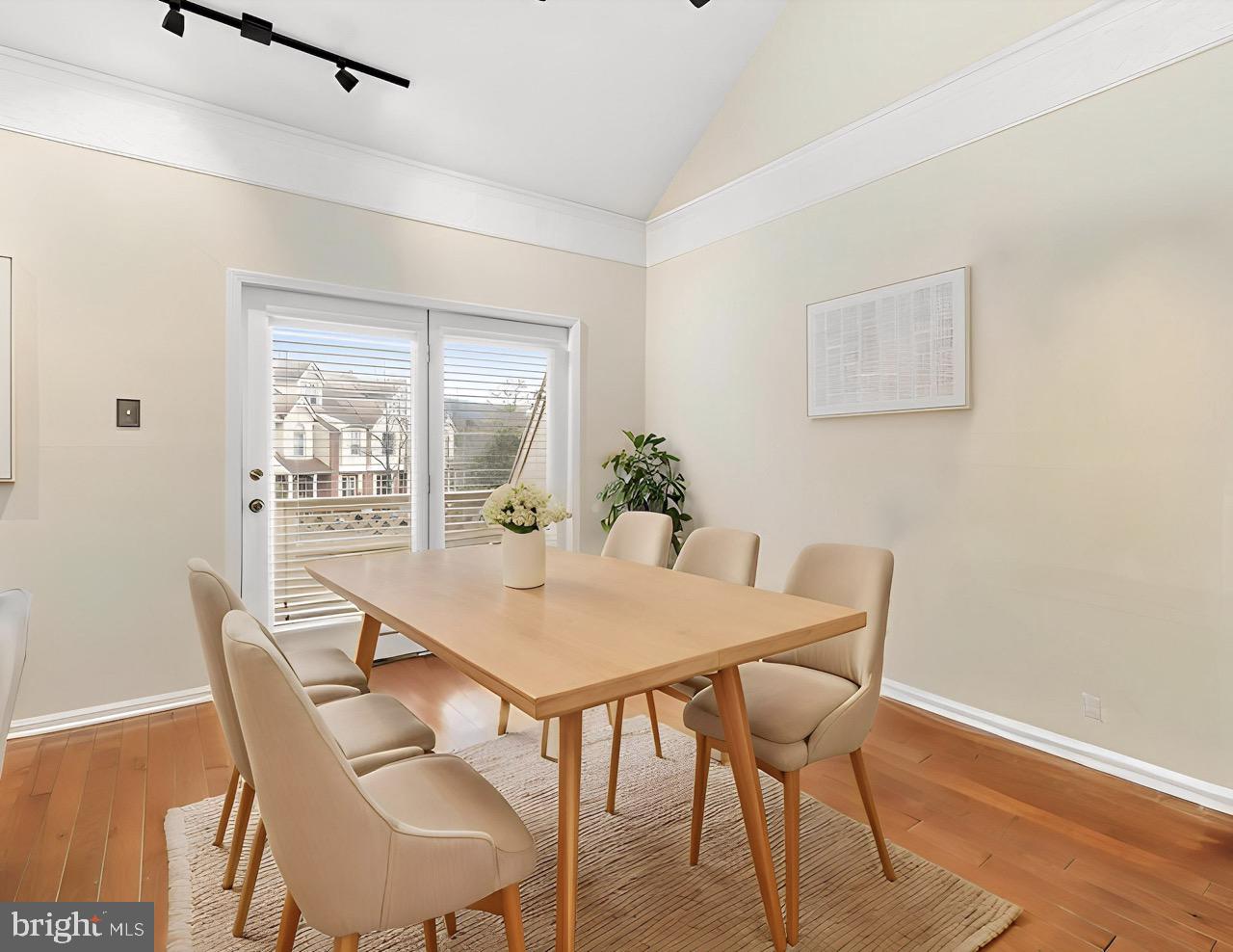 69 Main Street Chesterbrook, PA 19087 - Photo 27 of 49 Dining space that leads to outdoor deck