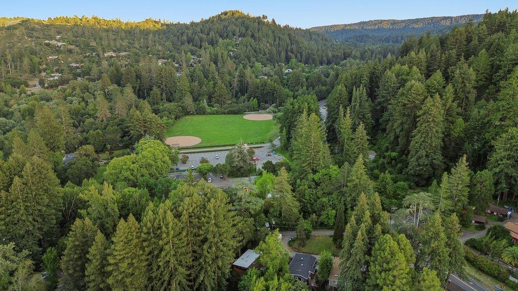 125 Shadowbrook Road Ben Lomond, CA 95005 - Photo 58 of 60 an aerial view of a house with a yard