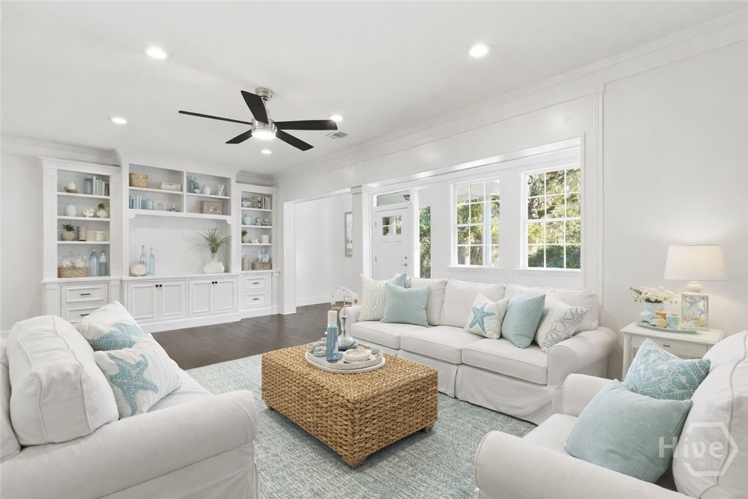 9 Brewster Street Savannah, GA 31419 - Photo 7 of 37 virtually staged living area